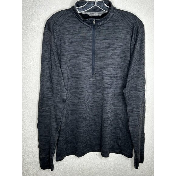Kuhl Sweater Mens L Alloy Gray Half Zip Pullover Performance Athletic Outdoor - Picture 1 of 13
